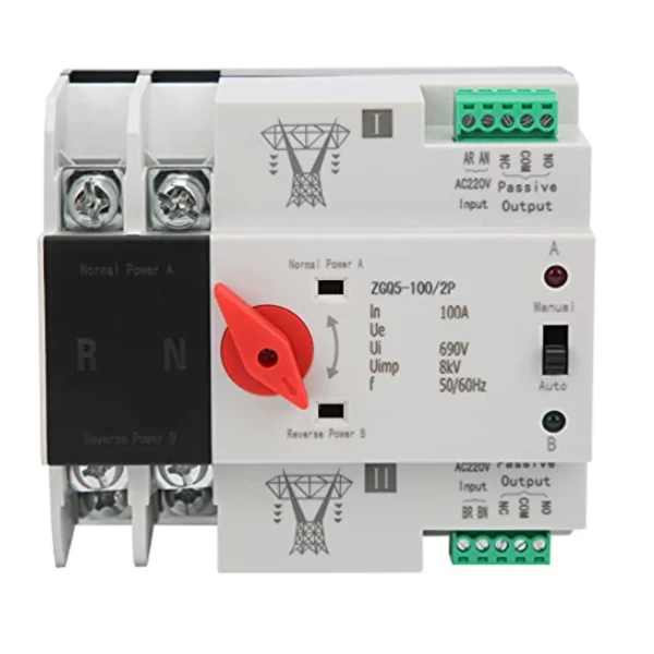 Auto Change Over Switch 2 Pole 230V 63A – SunX